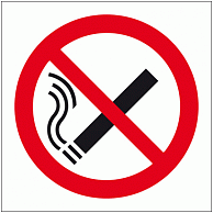картинка Запрещается курить, 50x50
